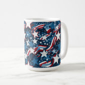 Mug Étoiles Patriotiques (Devant droit)