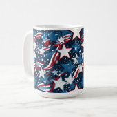 Mug Étoiles Patriotiques (Devant gauche)