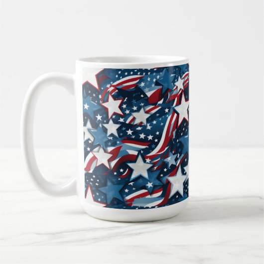 Mug Étoiles Patriotiques (Gauche)