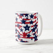 Mug Étoiles patriotiques (Devant droit)
