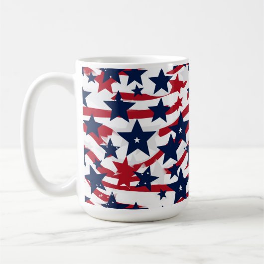 Mug Étoiles patriotiques (Gauche)