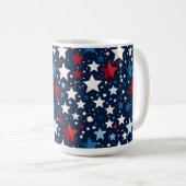 Mug Étoiles patriotiques (Devant droit)