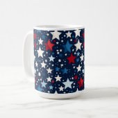Mug Étoiles patriotiques (Devant gauche)