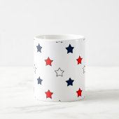Mug Étoiles patriotiques rouge blanc et bleu (Centre)