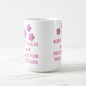 Mug Étoiles roses avec citation (Centre)