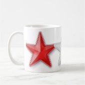 Mug Étoiles rouges, blanches et bleues (Gauche)