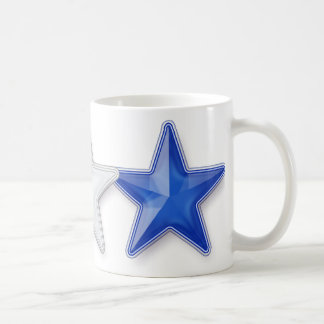 Mug Étoiles rouges, blanches et bleues