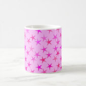 Mug étoiles satinées, orchidée sur rose pâle (Centre)