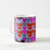 Mug Étoiles Tulipes (Devant gauche)