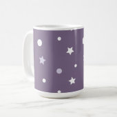 Mug Étoiles violettes (Devant gauche)