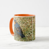 Mug Étonnante Grive variée sur la pelouse (Devant gauche)