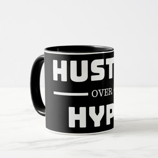 Mug Étournez-vous au-dessus de la boue hype (Devant gauche)