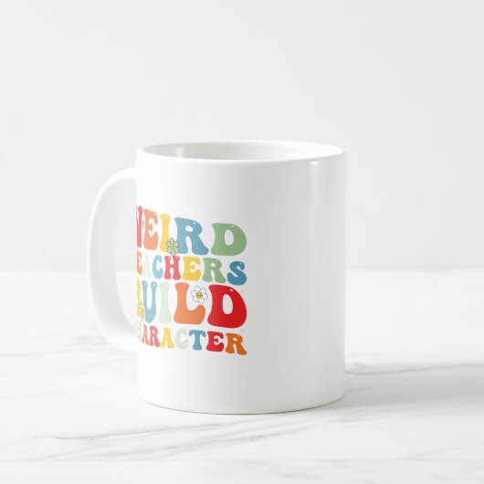 Mug Étrange enseignant construire personnage Enseignan (Devant gauche)