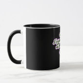 Mug Étrange et Insolite Ours Voodoo Cœur Vert Violet (Gauche)