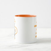 Mug Étrange Fantôme Citrouille Latte Épicé (Centre)