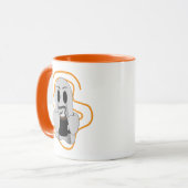 Mug Étrange Fantôme Citrouille Latte Épicé (Devant gauche)