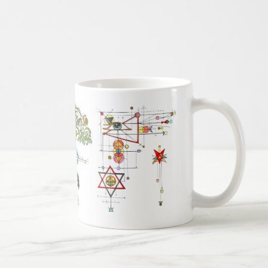 Mug Étrange Magie Cercle Sigil Chaos Magique Witchcraf (Droite)
