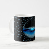 Mug Étrange Orbes Aliens Émettant Une Lumière Bleue Do (Devant gauche)