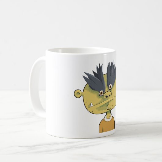 Mug Étrange personne Alien (Devant gauche)