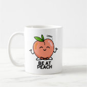 Mug Être À Peach Funky Fruit Pun (Gauche)