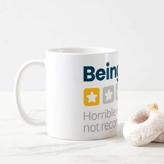 Mug Être adulte (Avec donut)