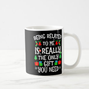 Mug Être apparenté à moi humour familial drôle blague