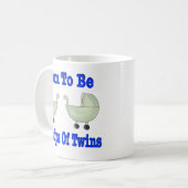 Mug ÊTRE BIENTÔT GRAND-PAPA des jumeaux (Devant gauche)