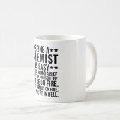 Mug Être chimiste est facile c'est comme rouler à vélo (Devant droit)
