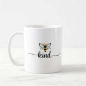 Mug Être comme Bee Typographie moderne (Gauche)