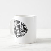 Mug Être comme l'ours dans la force et la solitude (Devant gauche)