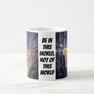 Mug Être dedans mais pas du monde