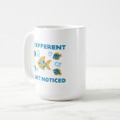 Mug Être différent design créatif unique avec poissons (Devant gauche)