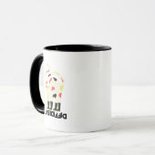 Mug Être différent drôle drôle de design de chat funky (Devant gauche)