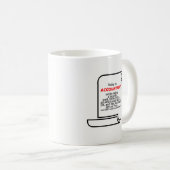 Mug Être drôle un comptable est comme monter une (Devant droit)