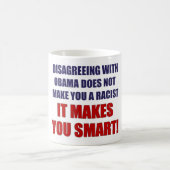 Mug Être en désaccord avec Obama (Centre)