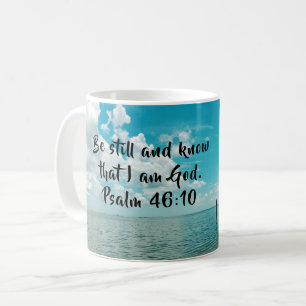 Mug Être encore et connaître le lac avec l'écriture Mu