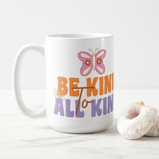 Mug Être gentil à tous (Avec donut)