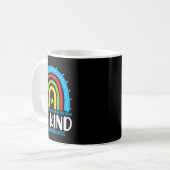 Mug Être gentil Sensibilisation à l'autisme Léopard ar (Devant gauche)
