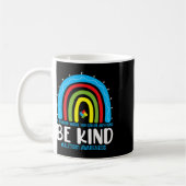 Mug Être gentil Sensibilisation à l'autisme Léopard ar (Gauche)
