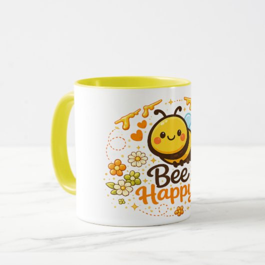 Mug Être Heureux (Devant gauche)