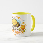 Mug Être Heureux (Devant droit)
