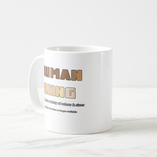 Mug Être humain (Devant gauche)
