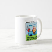 Mug Être le patron est dur labeur (Devant droit)