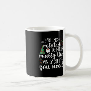 Mug Etre Lié À Moi Amusant Noël Famille Noël Noël Noël