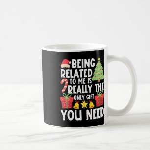 Mug Etre Lié À Moi Drôle Noël Famille Noël 1