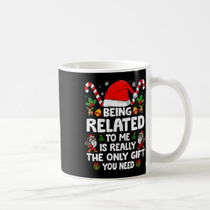 Mug Etre Lié À Moi Drôle Noël Famille Xmas Pa