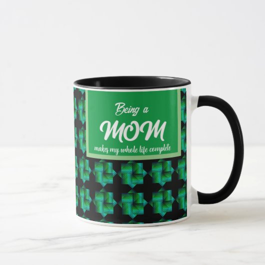 MUG ÊTRE MAMAN REND MA VIE COMPLÈTE (Droite)
