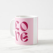 Mug Être mon amour en rose (Devant gauche)