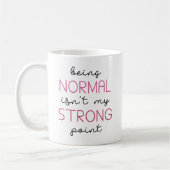 Mug Être normal (Gauche)