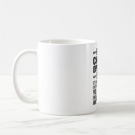 Mug Être Opérateur De Moulins Cnc Est Facile C'est com (Gauche)
